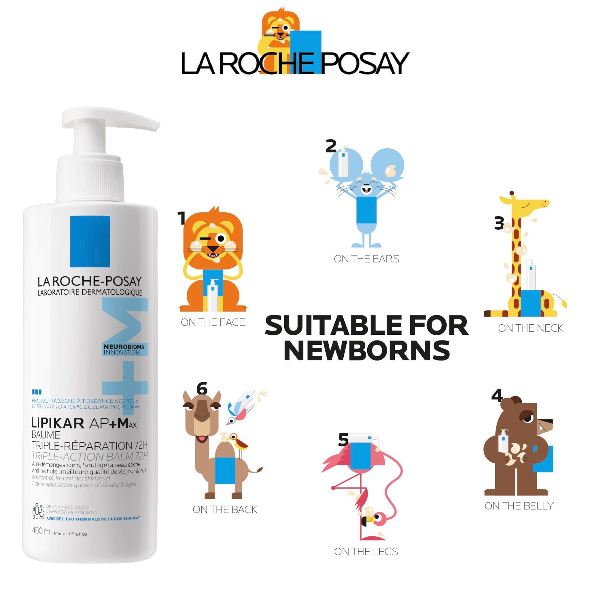 La Roche-Posay Lipkar Baume AP + M - 400ml - Image 3