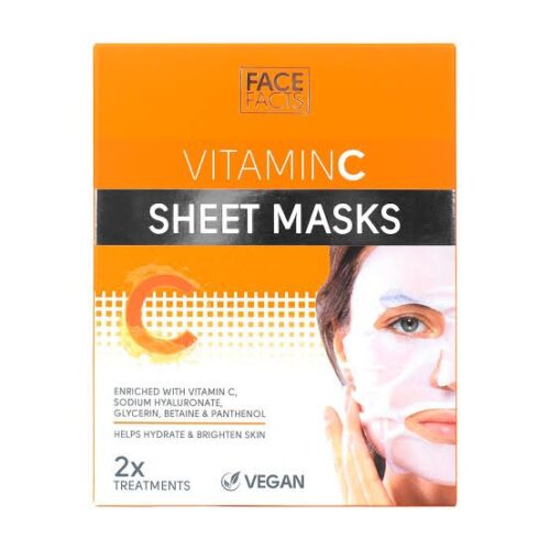 Face Facts Vitamin C Brightening Sheet Mask(2 in a pack)