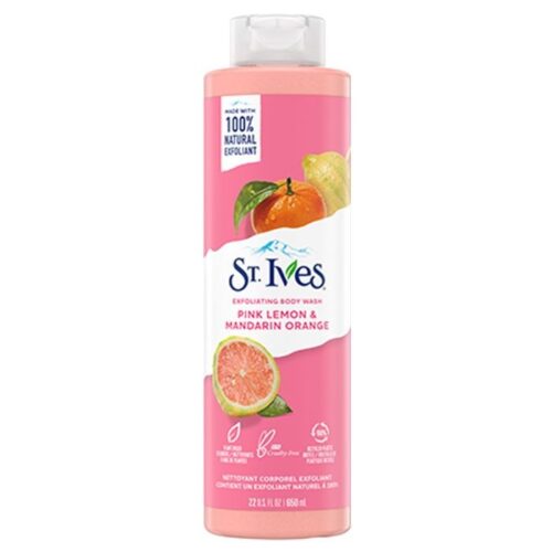 St Ives Pink Lemon and Mandarin Orange Exfoiliating Body wash - 650ml