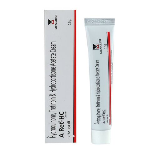 ARet HC Cream- Hydroquinone, Tretinoin & Hydrocortisone Acetate Cream - 15g