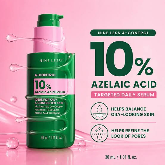 Nineless A Control 10% Azelaic Acid Serum – 30ml (damaged pack) - Image 3