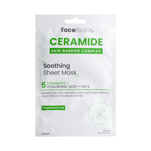 FaceFacts Ceramide Soothing Sheet Mask - 20ml