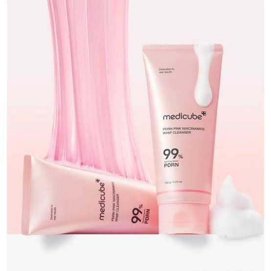 Medicube PDRN Pink Niacinamide Whip Cleanser-120g - Image 2