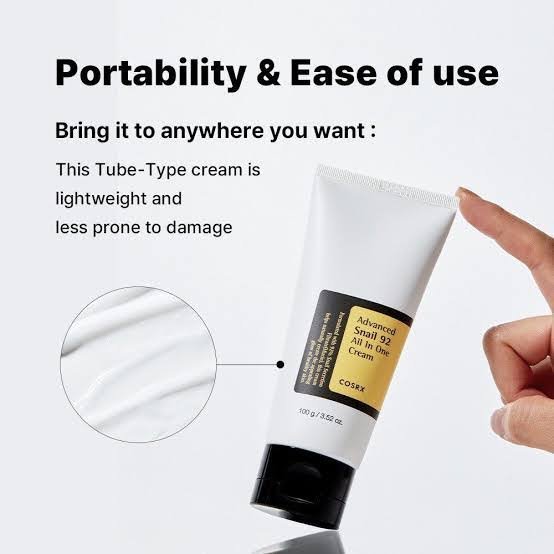 Cosrx Snail All In one cream (Tube) - 100g - Image 2