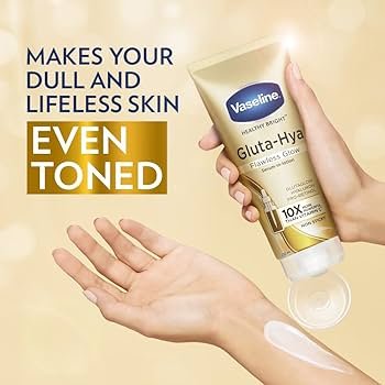 Vaseline Gluta-Hya Serum Burst Uv Lotion Flawless Bright - 330ml - Image 2