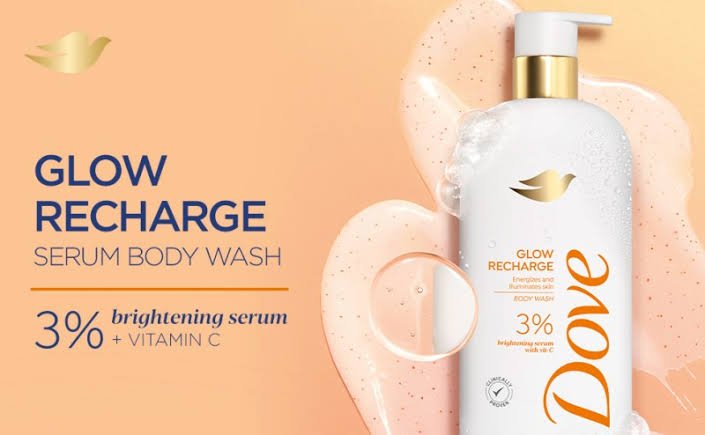 Dove Glow Recharge Body Wash - 547ml - Image 3