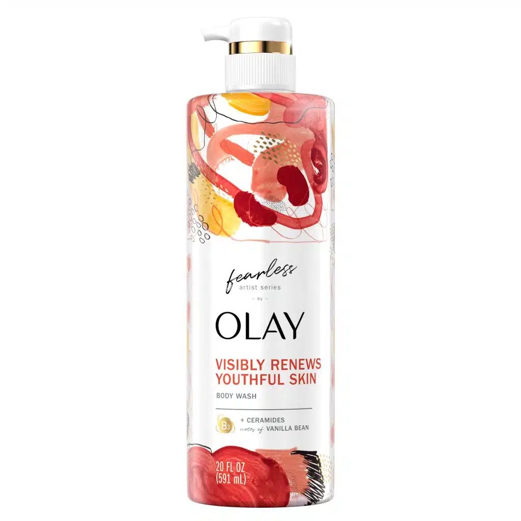 Olay Fearless visibly renews youthful skin body wash- 591ml
