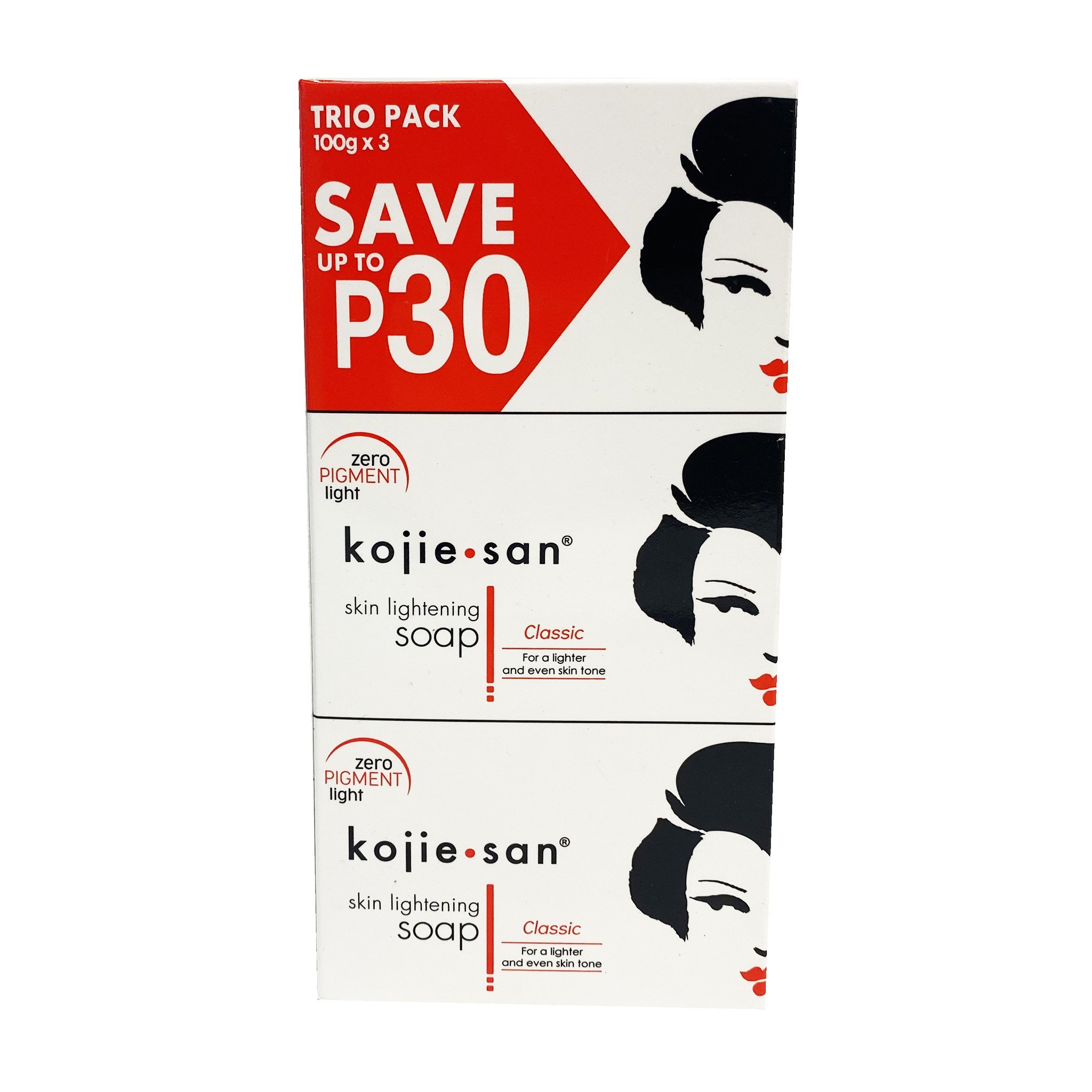 Kojie San Skin Lightening Soap -100g (3 in 1)