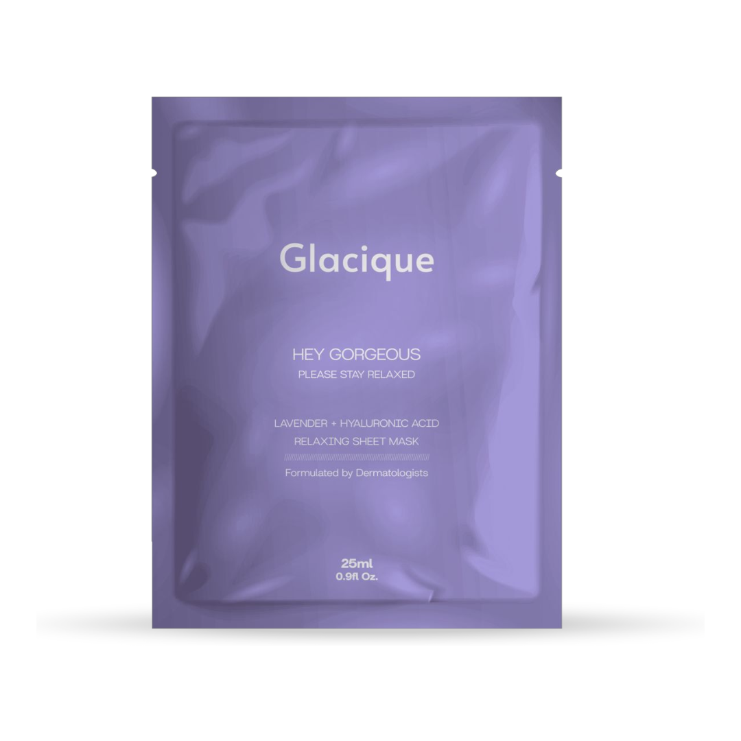 Glacique Lavender + Hyaluronic Acid Sheet Mask