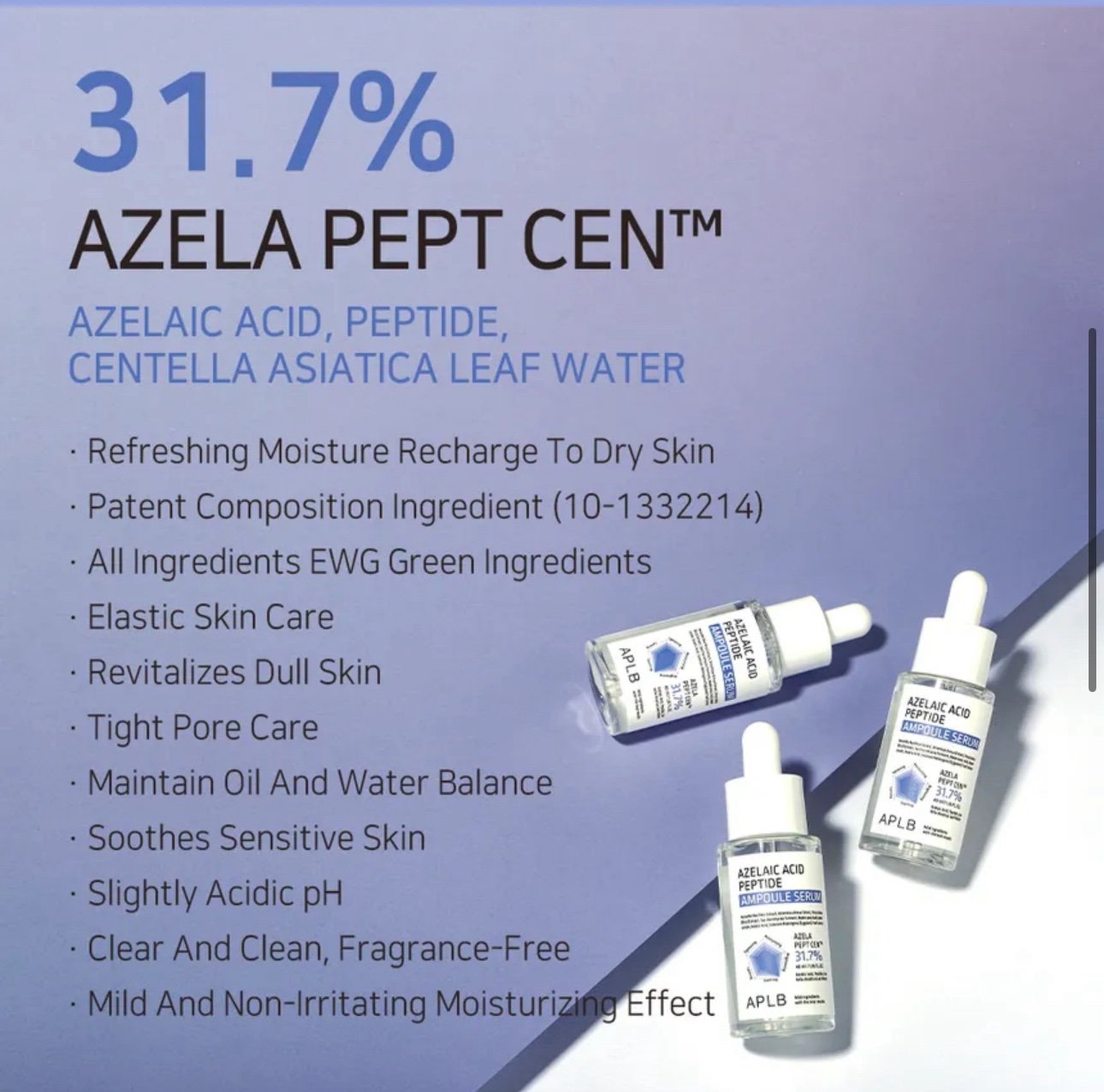 APLB Azelaic Acid Peptide Ampoule Serum - 40ml - Image 4