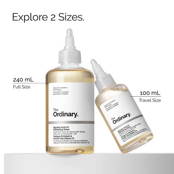 The Ordinary Glycolic Acid 7% Exfoliating Toner- 240ml - Image 5