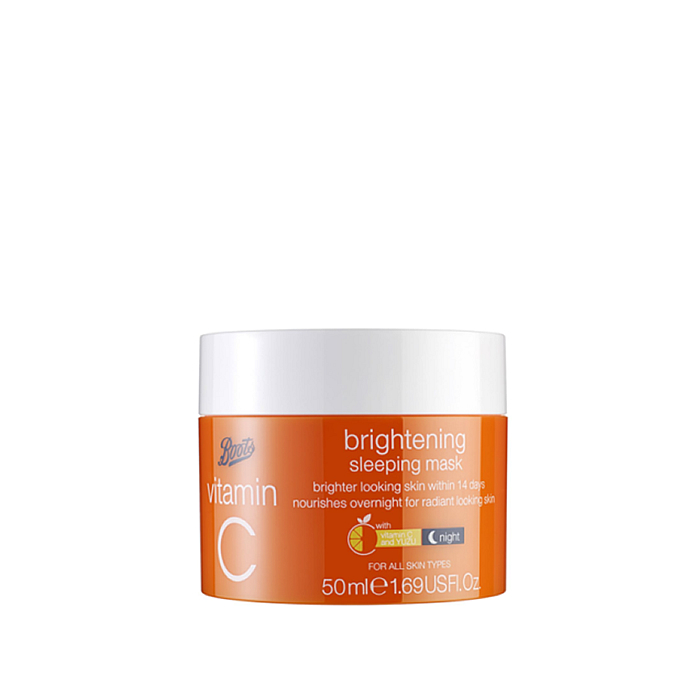 Boots Vitamin C Brightening Face Night Mask - 50ml