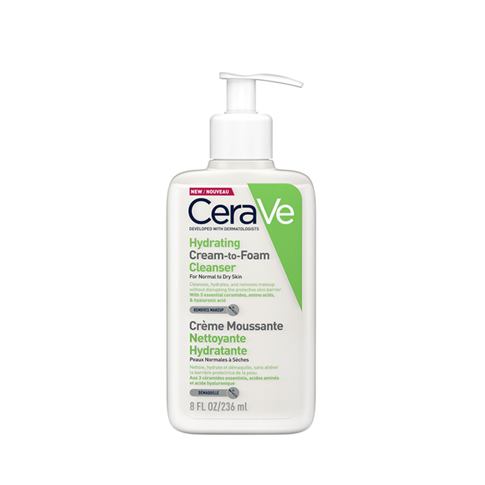 Cerave Hydrating Cream To Foam Cleanser - 236ml
