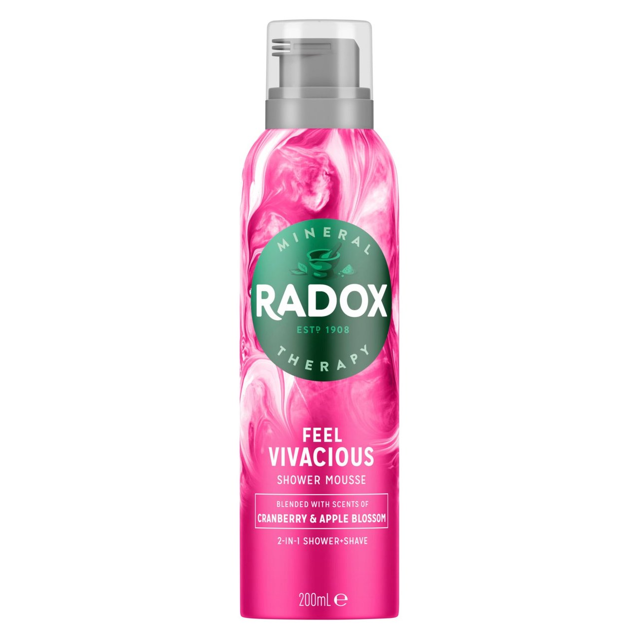 Radox Feel Vivacious Shower Mousse - 200ml