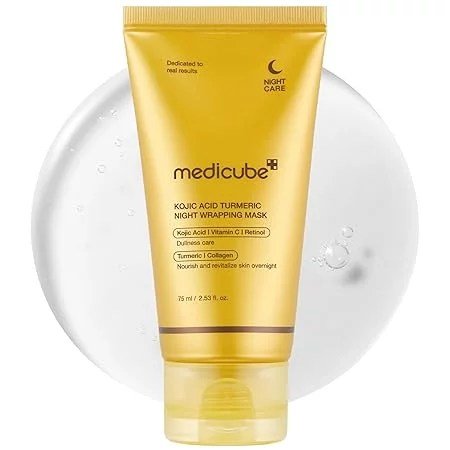 Medicube Kojic Acid Tumeric Night Wrapping Mask - 75ml