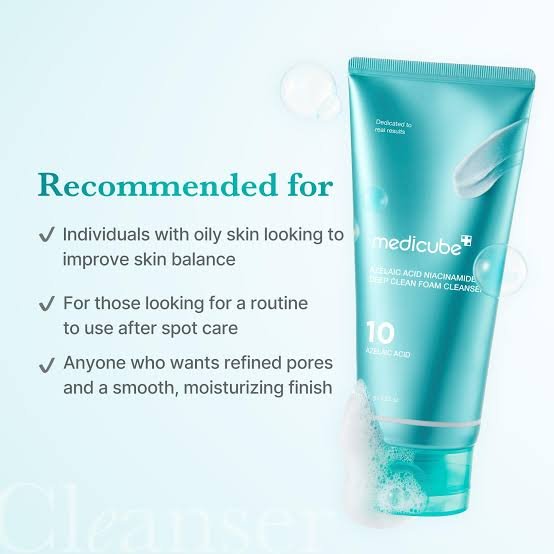 Medicube Azelaic Acid Niacinamide Deep Clean Foam Cleanser – 120g - Image 3
