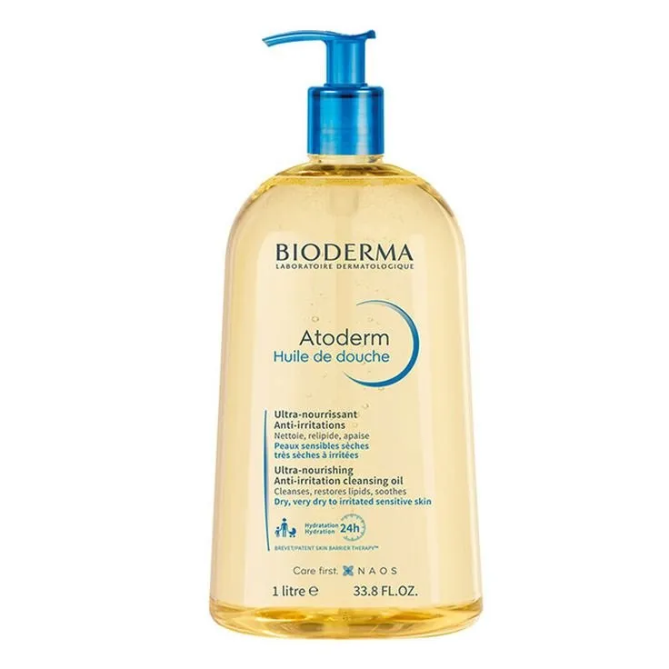 Bioderma Atoderm Huile De Douche Soothing Lipid Replenishing Cleansing Oil 1000ml