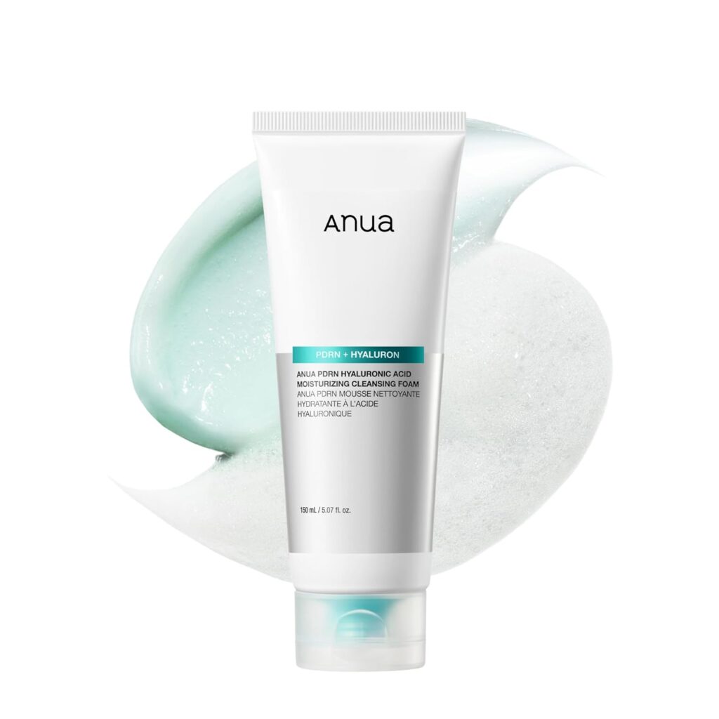 Anua PDRN Hyaluronic Acid Moisturizing Cleansing Foam – 150ml