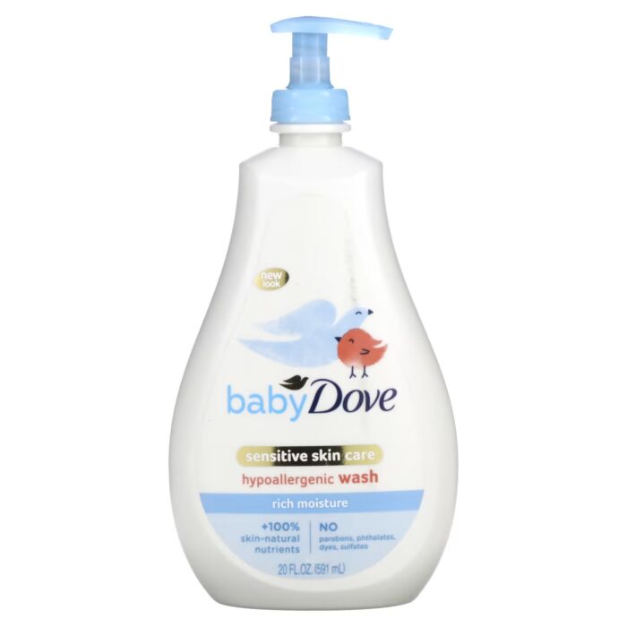 Baby Dove Rich Moisture Hypoallergenic Wash – 20oz