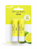 Pretty SPF 50 Lip Balm Zingy Lime 2pk