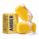 Amber Vitamin C and Kojic Acid Brightening Cleansing Bar Soap (2 Bars of 90g Each)