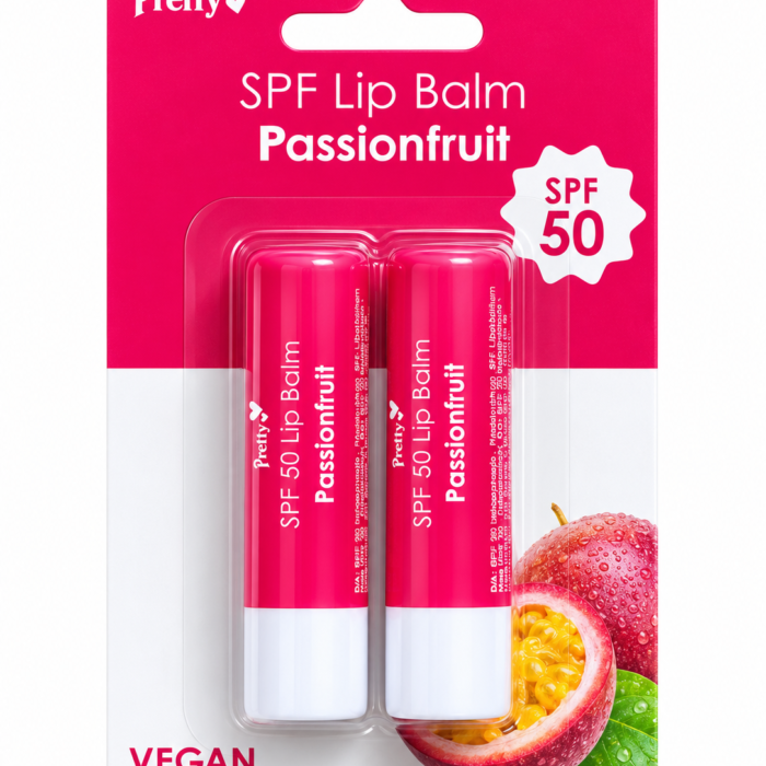 Pretty Moisturising Lip Balm Passionfruit 2 Pack