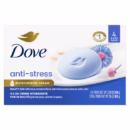 Dove Beauty Bar Soap For Relaxed Skin, Anti-Stress Blue Chamomile & Oat Milk, Calms dry Skin, - 106g (USA)