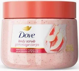 Dove White Peach & Crushed Rice Body Scrub- 425g